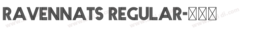 RavennaTS Regular字体转换